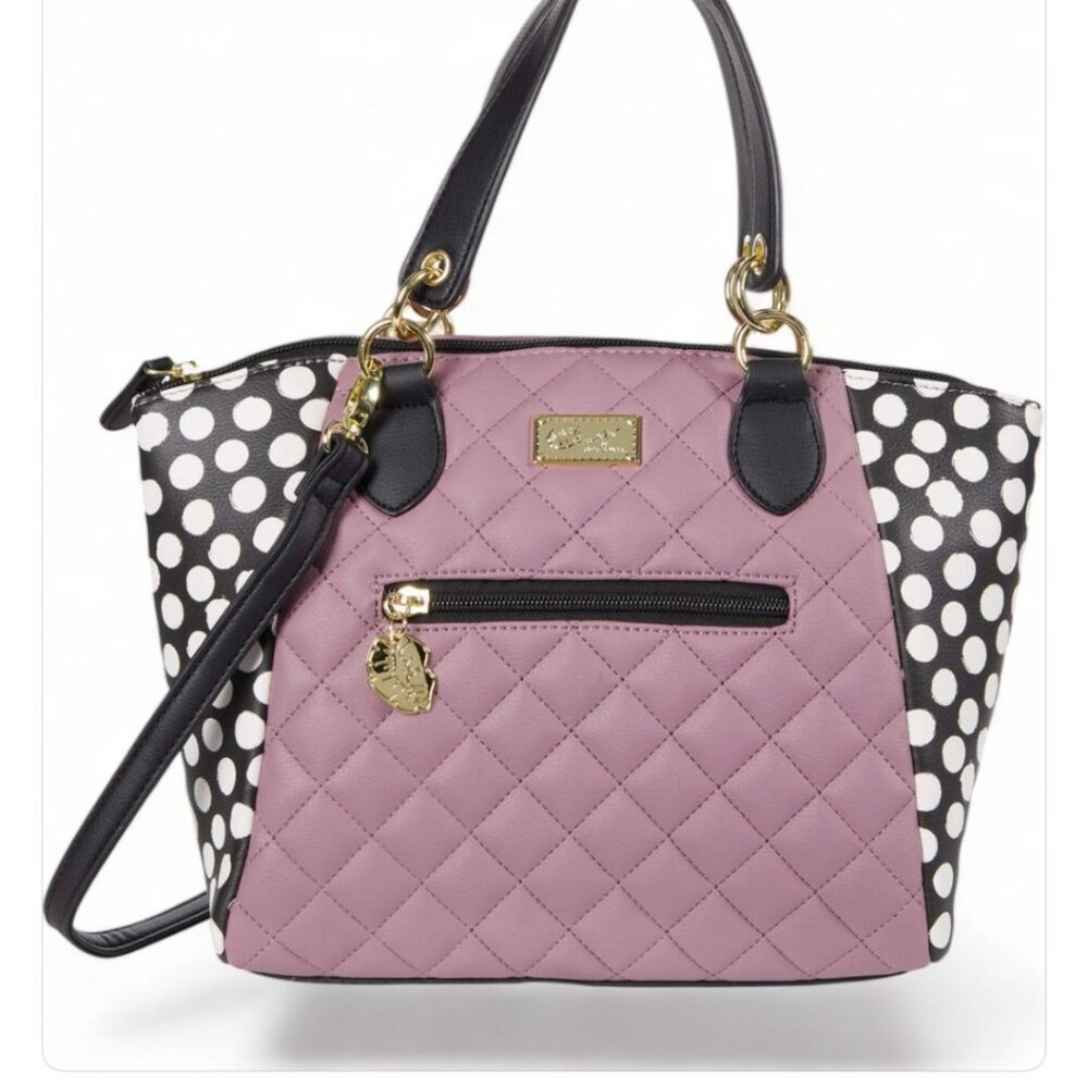 Luv Betsey Kinley Satchel Mauve One Size-LIMITED EDITION